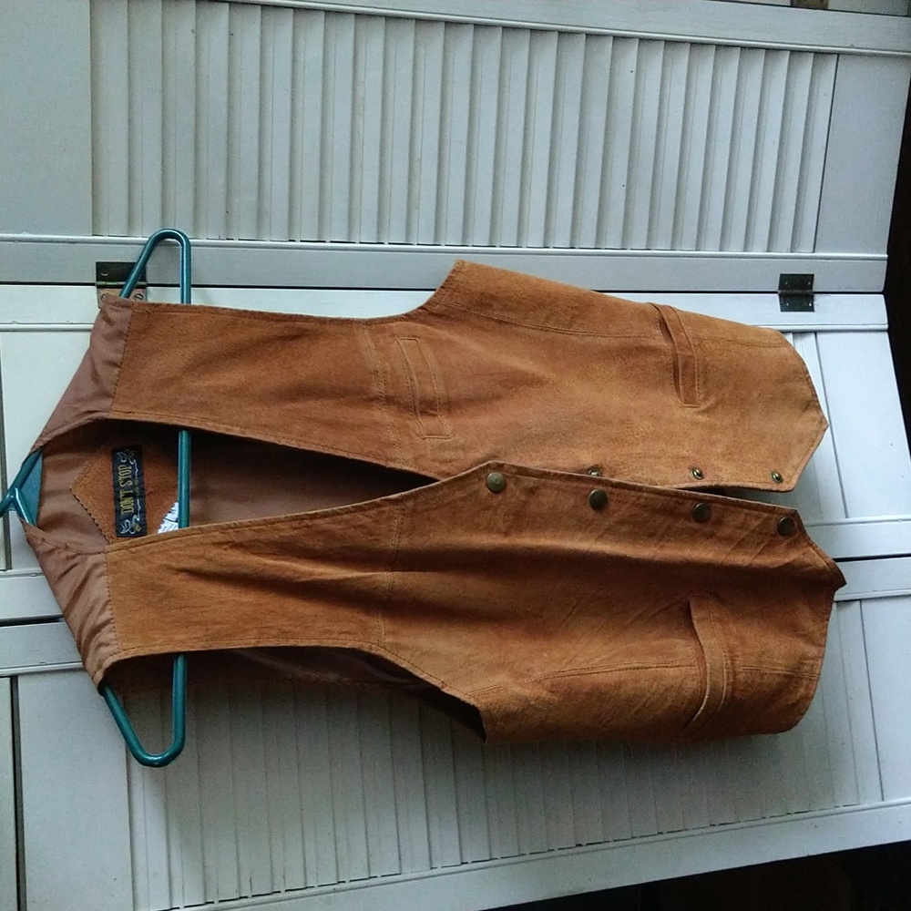 Leather vest